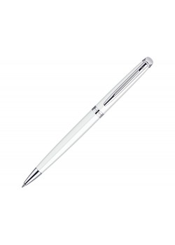 Ручка шариковая Waterman Hemisphere White CТ M, белый/серебристый