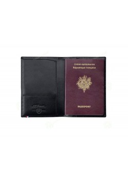 Обложка для паспорта Contraste. S.T. Dupont, черный