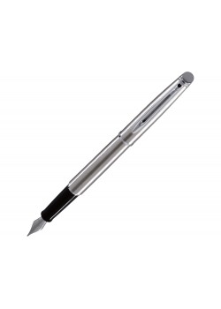 Ручка перьевая Waterman Hemisphere Stainless Steel CT F, серебристый