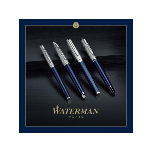 Шариковая ручка Waterman Carene22 SE deluxe Blue CT, стержень: M, цвет: Blue, в подарочной упаковке