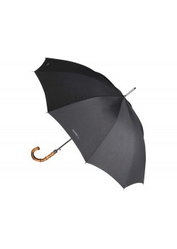 Зонт-трость Ferre, полуавтомат, черный/коричневый