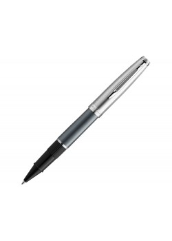 Ручка роллер Waterman  Embleme цвет GREY CT, цвет чернил: черный