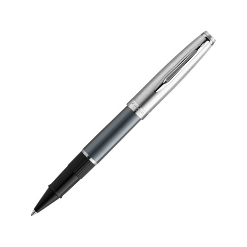 Ручка роллер Waterman Embleme цвет GREY CT, цвет чернил: черный