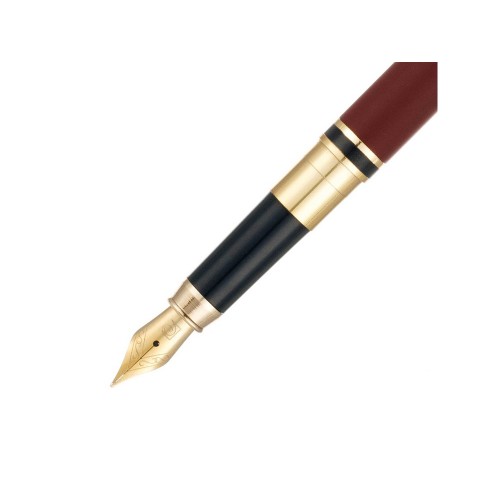 Ручка 2 в 1 шариковая и перьевая Pierre Cardin COMBI PEN, цвет - терракотовый. Упаковка Е