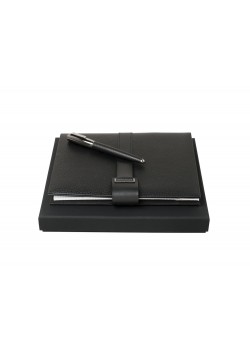 Подарочный набор: блокнот А5, ручка-роллер. Hugo Boss