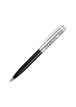 Ручка шариковая Cerruti 1881 Rudder, черный/серебристый