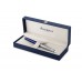 Перьевая ручка Waterman Hemisphere Entry Point Stainless Steel with Blue Lacquer в подарочной упаковке