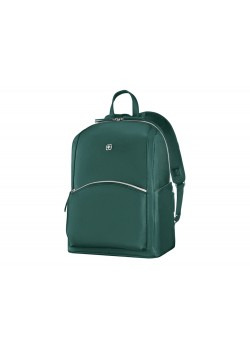 Рюкзак женский WENGER LeaMarie, ПВХ/полиэстер, 31x16x41 см, 18 л, зеленый