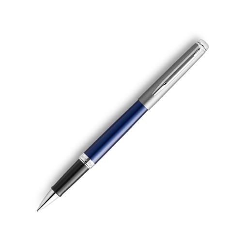 Ручка роллер Waterman Hemisphere Entry Point Stainless Steel with Blue Lacquer в подарочной упаковке