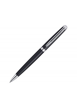 Ручка шариковая Waterman Hemisphere Matt Black CT M, черный матовый/серебристый