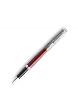 Ручка роллер Waterman Hemisphere Entry Point Stainless Steel with Red Lacquer в подарочной упаковке