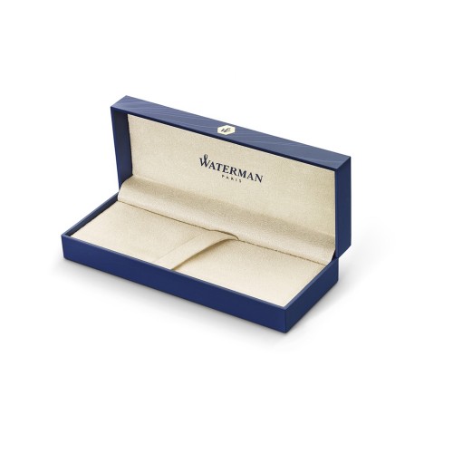 Шариковая ручка Waterman Expert Silver, цвет чернил Mblue, в подарочной упаковке