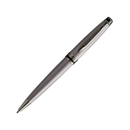 Шариковая ручка Waterman Expert Silver, цвет чернил Mblue, в подарочной упаковке