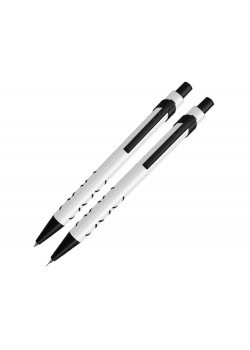 Набор: ручка шариковая и механический карандаш PEN & PEN. Pierre Cardin, белый/черный