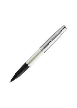 Ручка роллер Waterman  Embleme цвет IVORY CT, цвет чернил: черный