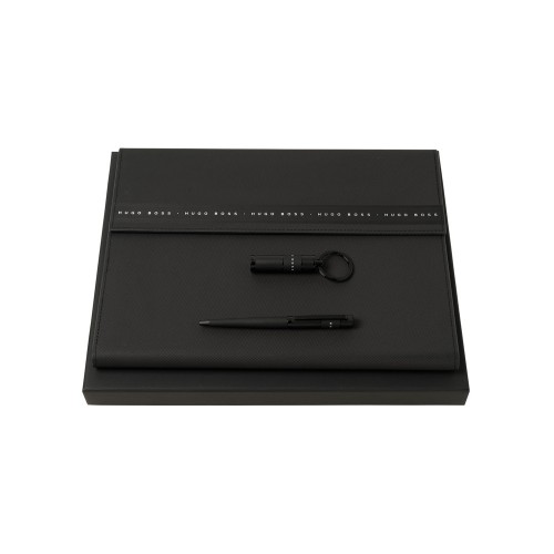 Подарочный набор: папка А4, USB-флешка на 16 Гб, шариковая ручка. HUGO BOSS