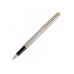 Ручка роллер Waterman Hemisphere Stainless Steel GT F, серебристый/золотистый