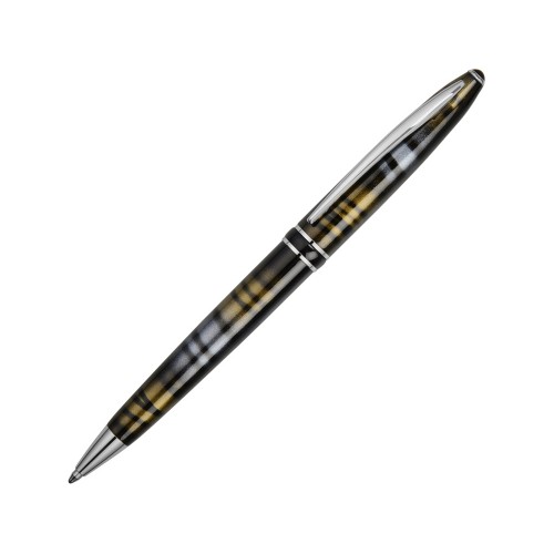 Ручка шариковая Ungaro модель Ornato в футляре, черный/пятнистый