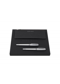 Подарочный набор: пенал, ручка перьевая, ручка-роллер. Hugo Boss