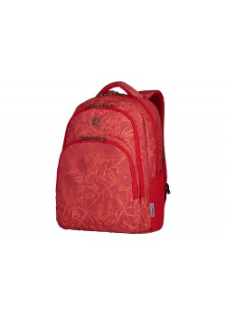 Рюкзак WENGER 16'', красный с рисунком, полиэстер, 34 x 26 x 47 см, 28 л
