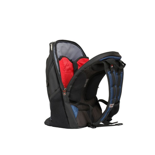 Рюкзак Ibex WENGER 17, черный/синий, полиэстер/ПВХ, 37 x 26 x 47 см, 23 л