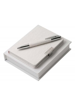 Подарочный набор Michelle: дизайнерский блокнот А6, шариковая ручка. Nina Ricci (Ou)
