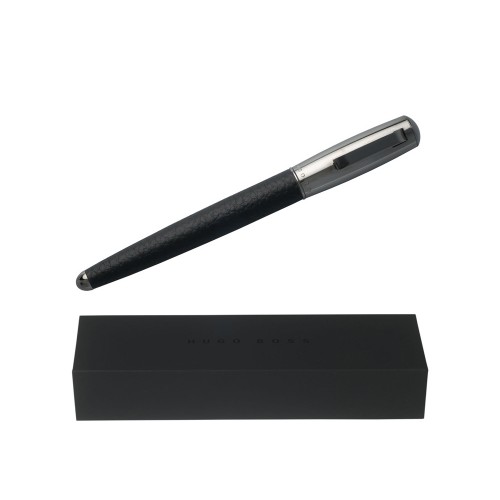 Ручка-роллер Pure Leather Black. Hugo Boss