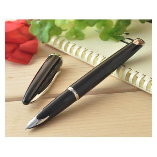 Перьевая ручка Waterman Carene, цвет: Black ST, перо: F или М чернила: blue