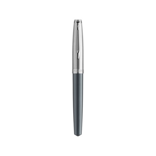 Ручка роллер Waterman Embleme цвет GREY CT, цвет чернил: черный