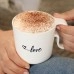 Кружка Love, белая