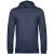 Толстовка с капюшоном унисекс Hoodie, синий меланж