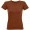 Футболка женская REGENT FIT WOMEN, коричневая (терракотовая)