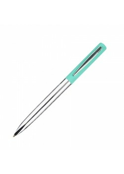 Ручка шариковая CLIPPER, покрытие soft touch, бирюзовый