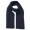 Шарф вязаный  WIND SCARF, темно-синий