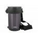 Термос из нерж.стали с пластиковыми контейнерами и ложкой тм THERMOS JBG-1800 Food Jar 1.8L, серый