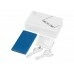 Портативное зарядное устройство Мун с 2-мя USB-портами, 4400 mAh, синий
