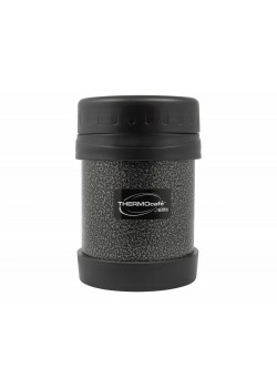 Термос из нерж. стали для еды тм ThermoCafe HAMJNL-350FJ Hammertone Coating, 0.35L, серый