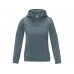 Женский свитер анорак Sayan на молнии на половину длины с капюшоном, steel grey