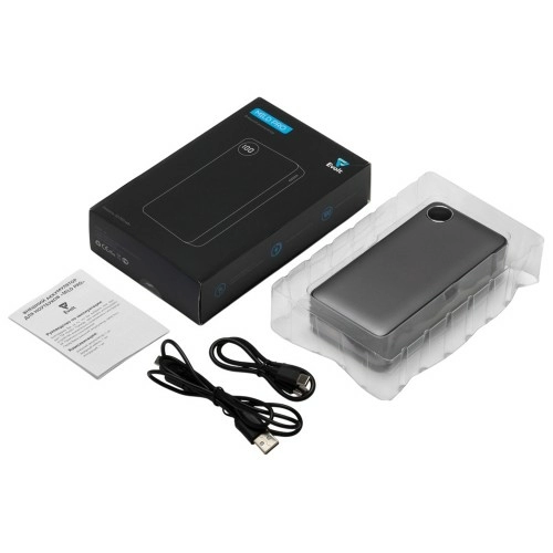 Внешний аккумулятор Mild Pro c быстрой зарядкой QC/PD, 20 000 mAh, серый