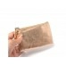 Кошелек MAUVE из полиуретана с глянцевой отделкой, розовое золото