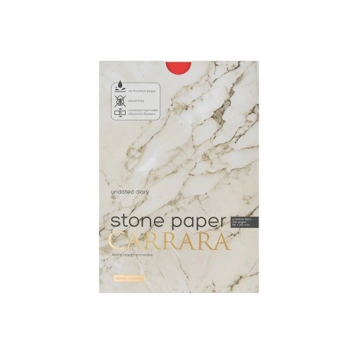 Ежедневник недатированный А5 Carrara, красный