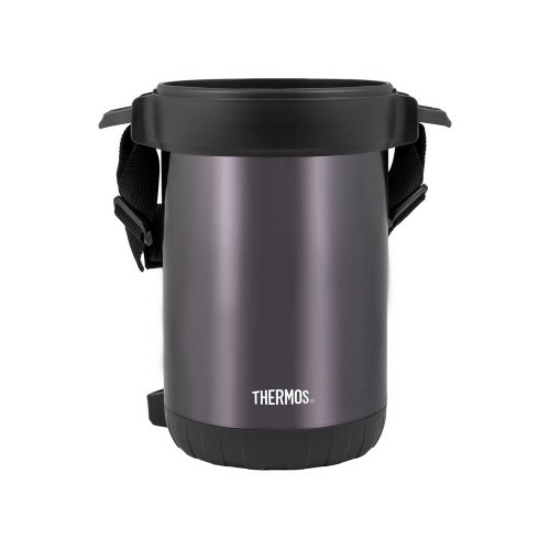 Термос из нерж.стали с пластиковыми контейнерами и ложкой тм THERMOS JBG-1800 Food Jar 1.8L, серый
