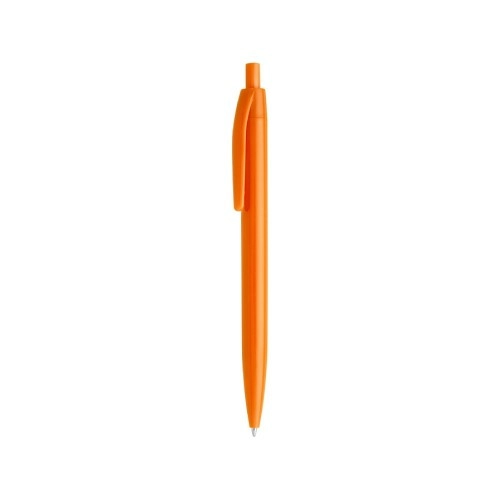 Ручка пластиковая шариковая STIX, синие чернила, оранжевый