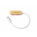 USB-хаб BADOC с корпусом из бамбука и ткани RPET, серый меланж