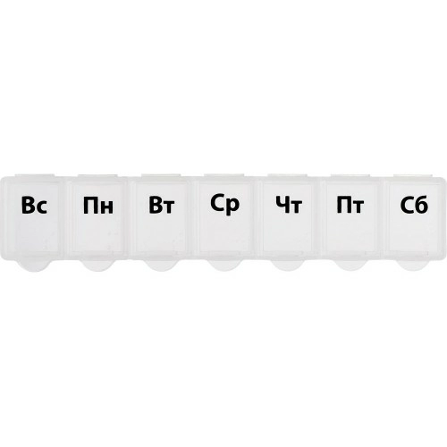 Футляр для мелочей One week, прозрачный