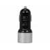 Адаптер автомобильный USB с функцией быстрой зарядки QC 3.0 TraffIQ, черный/серебристый