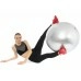 Мяч для фитнеса Fitball 75 с насосом, серебристый