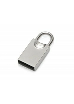 USB-флешка 2.0 на 16 Гб Lock, серебристый