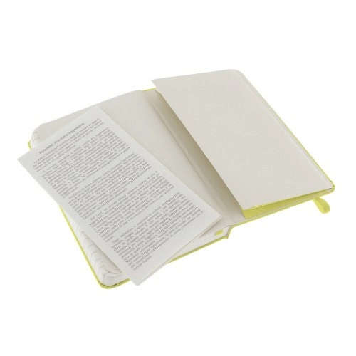 Записная книжка Moleskine Classic (в линейку) в твердой обложке, Pocket (9x14см), цитрусовый