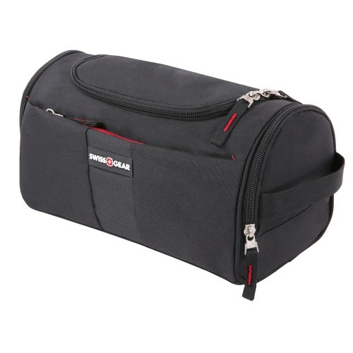 Несессер SWISSGEAR, полиэстер, 28х16х16 см, черный